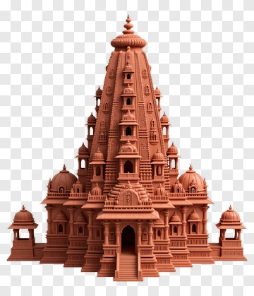 Clay Temple Structure PNG