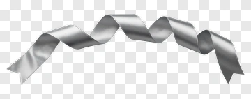 Silver Ribbon PNG