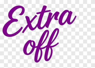 Extra Off Discount Promotion PNG