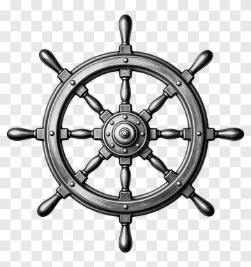 Ship Steering Wheel PNG