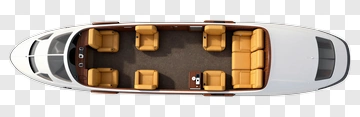 Luxury Yacht Interior With Seating Arrangement PNG