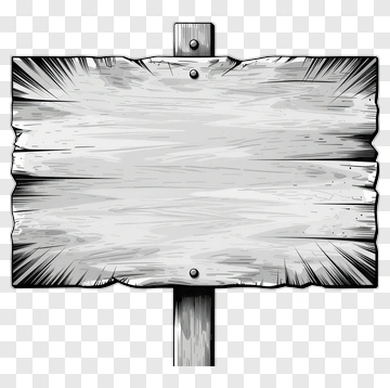 Wooden Signboard PNG