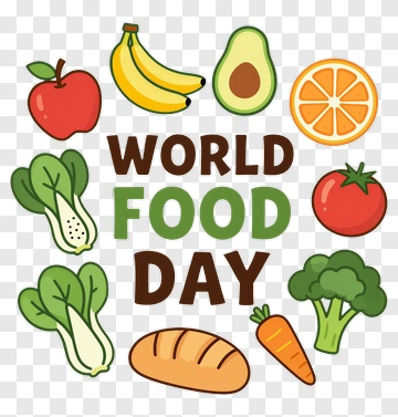 World Food Day With Fruits And Vegetables PNG