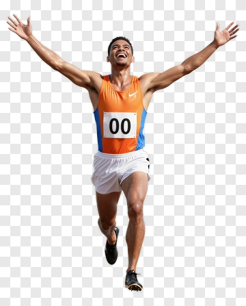 Athlete Celebrating A Victory PNG