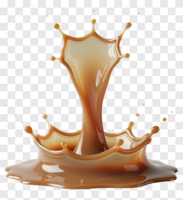 Liquid Splash With Droplets PNG