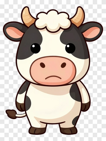 Cartoon Cow PNG
