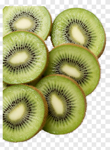 Sliced Kiwi Fruit PNG