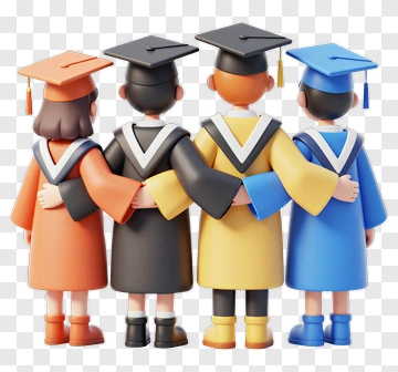 Graduation Friends Embracing Each Other PNG