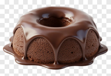 Chocolate Bundt Cake PNG