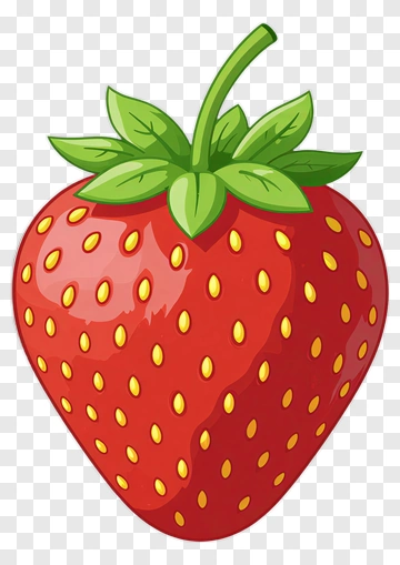 Cartoon Strawberry PNG