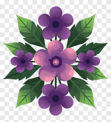 Colorful Flower Bouquet PNG