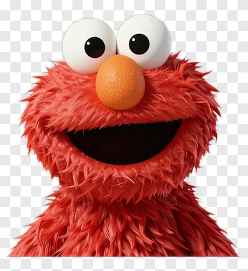 Cartoon Elmo Character PNG