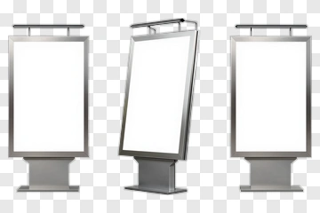 Blank Advertising Billboards PNG