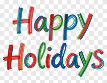 Happy Holidays PNG