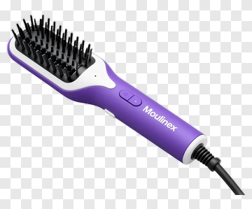 Moulinex Hair Straightening Brush PNG