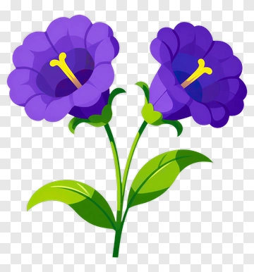 Purple Flower Bouquet PNG