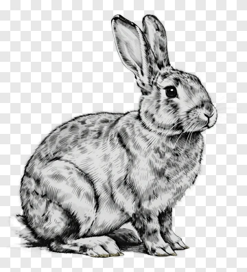 Sketch Of A Rabbit PNG