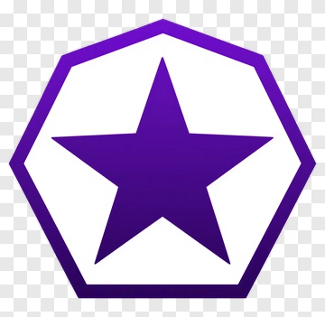 Purple Star Emblem PNG