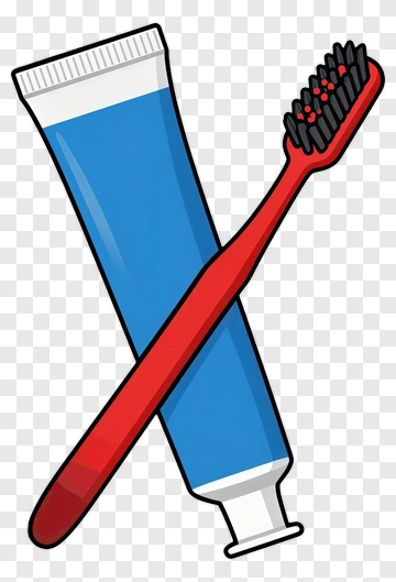 Toothbrush And Toothpaste PNG