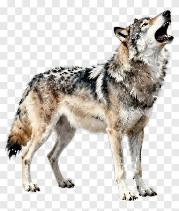 Howling Wolf PNG