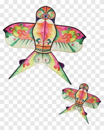 Colorful Decorative Kite PNG