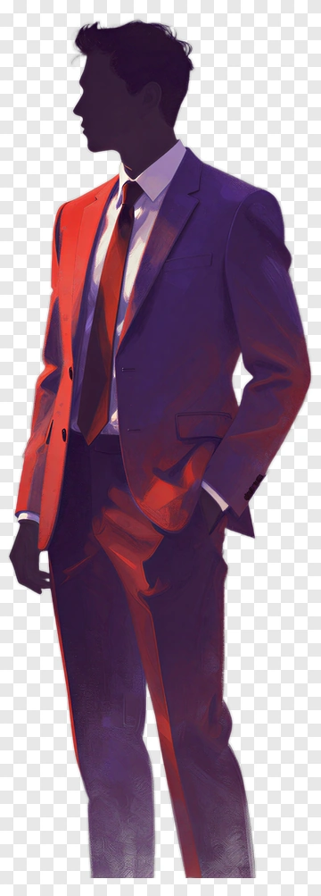 Stylish Man In A Suit PNG