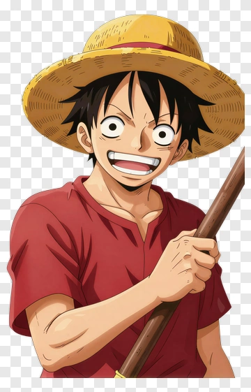 Cartoon Character Holding A Stick PNG