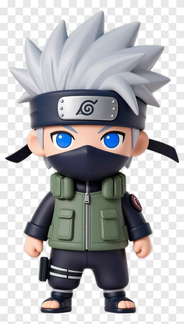 Chibi Kakashi Character From Naruto PNG