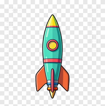 Cartoon Rocket PNG