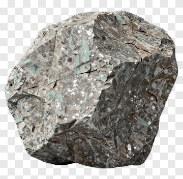 Rock With Textured Surface PNG