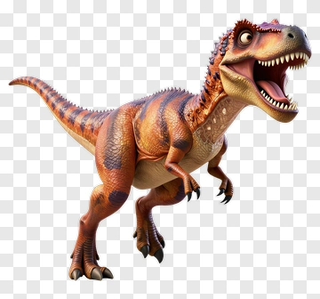 Cartoon Tyrannosaurus Rex Roaring PNG