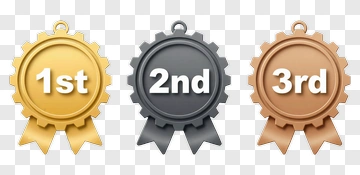 Medals For 1St, 2Nd, And 3Rd Place PNG