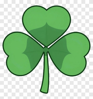 Green Shamrock Leaf PNG