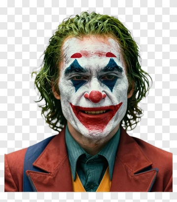 Joker Character Portrait PNG