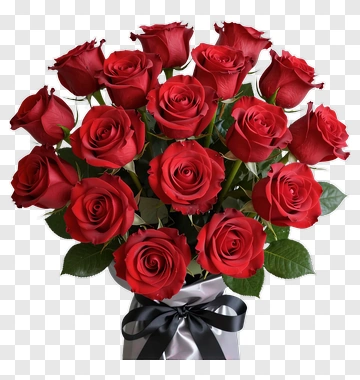 Bouquet Of Red Roses PNG