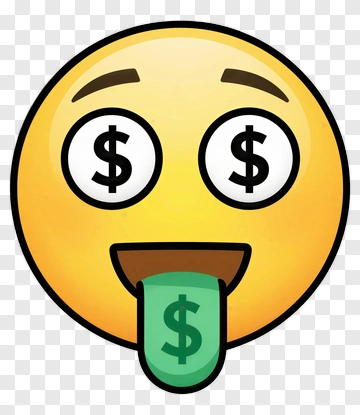 Money Emoji With Dollar Signs PNG