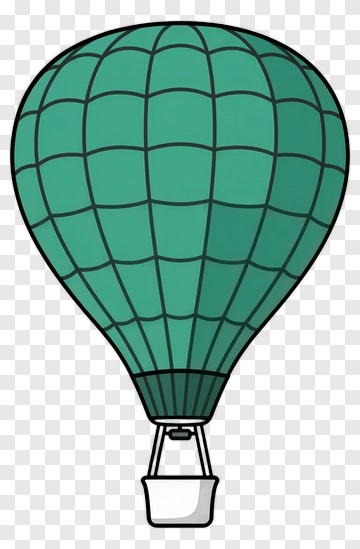 Cartoon Hot Air Balloon PNG