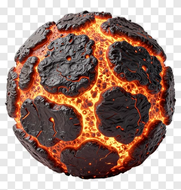 Lava Rock Sphere PNG