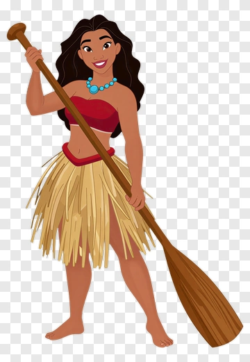 Cartoon Character Holding A Paddle PNG