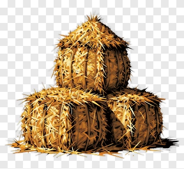 Stack Of Hay Bales PNG
