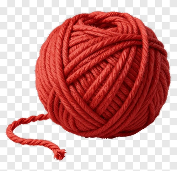 Red Yarn Ball PNG