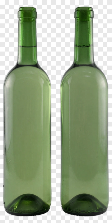 Green Wine Bottle PNG