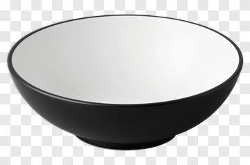 Black And White Bowl PNG