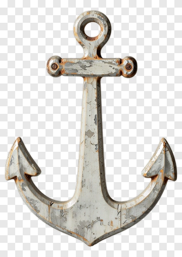 Vintage Nautical Anchor PNG