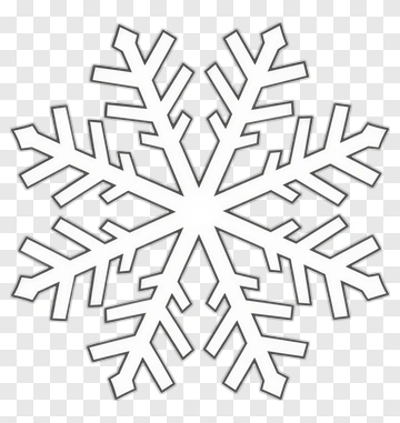 Snowflake Outline PNG
