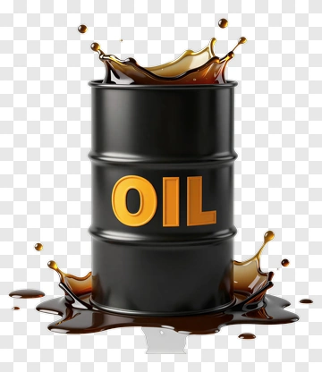 Oil Barrel With Spills PNG