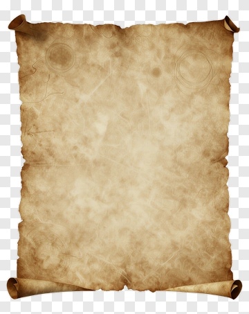 Old Vintage Parchment Scroll PNG