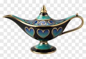 Decorative Aladdin's Lamp PNG