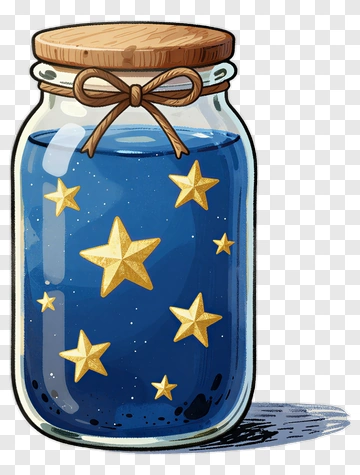 Jar Of Stars PNG