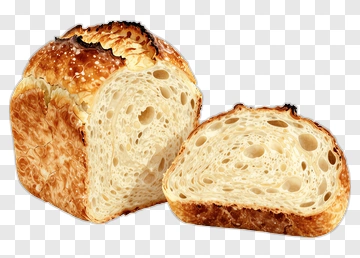 Sliced Bread Loaf PNG